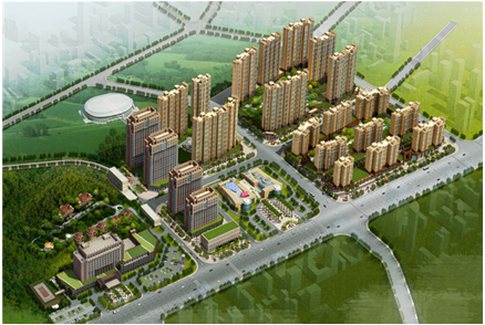 永隆国际城-全景效果图